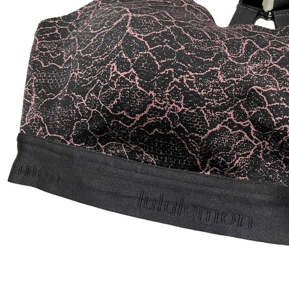 lululemon Fine Form Bra Ultra Lacescape Rose Black - Picture 9 of 16